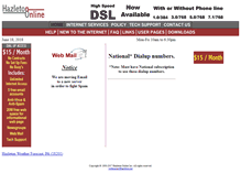 Tablet Screenshot of hazleton.net